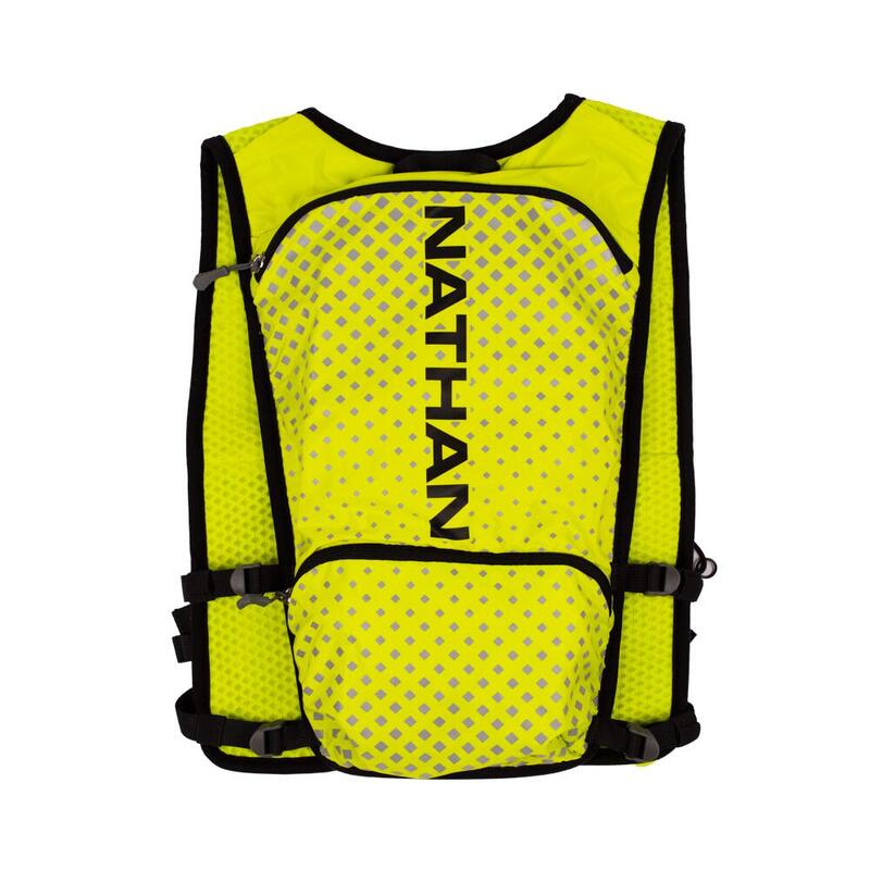 Gilet de course Nathan HyperNight Quickstart 4L JAUNE