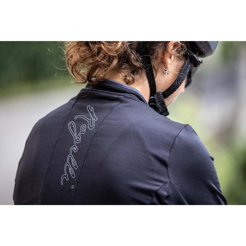 Camisola de ciclismo de manga comprida Mulher - Essential
