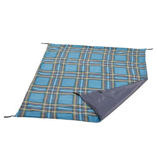 Scotty Picnic Blanket - Petrol/Grey