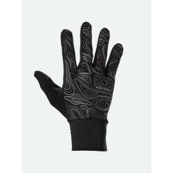Gants de course à pied réfléchissants HyperNight pour hommes NOIR