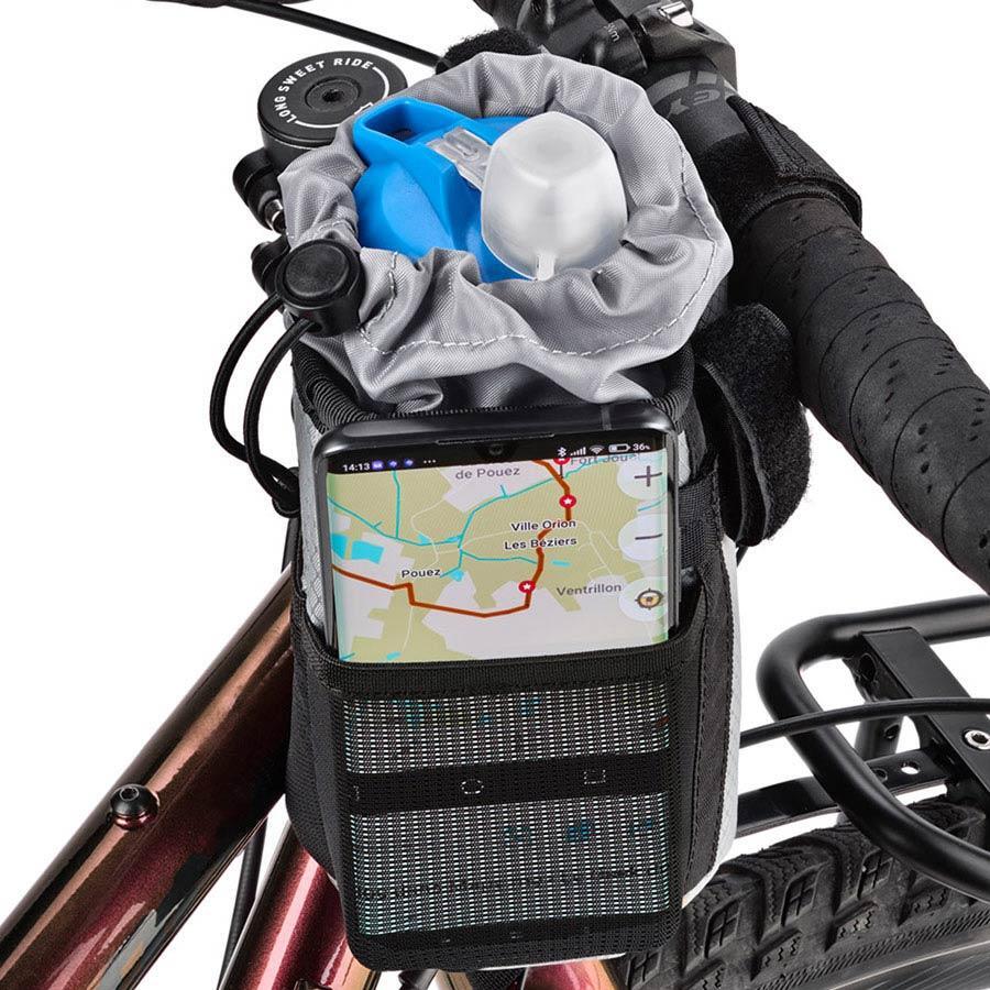 Sacoche de Guidon Columbus Stem Bag Noire et Grise 5/5
