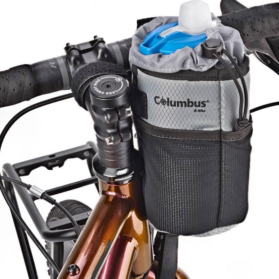 Sacoche de Guidon Columbus Stem Bag Noire et Grise 4/5