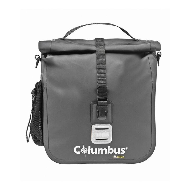 Bolsa Estanca para Manillar Columbus 8l. con soporte Negra