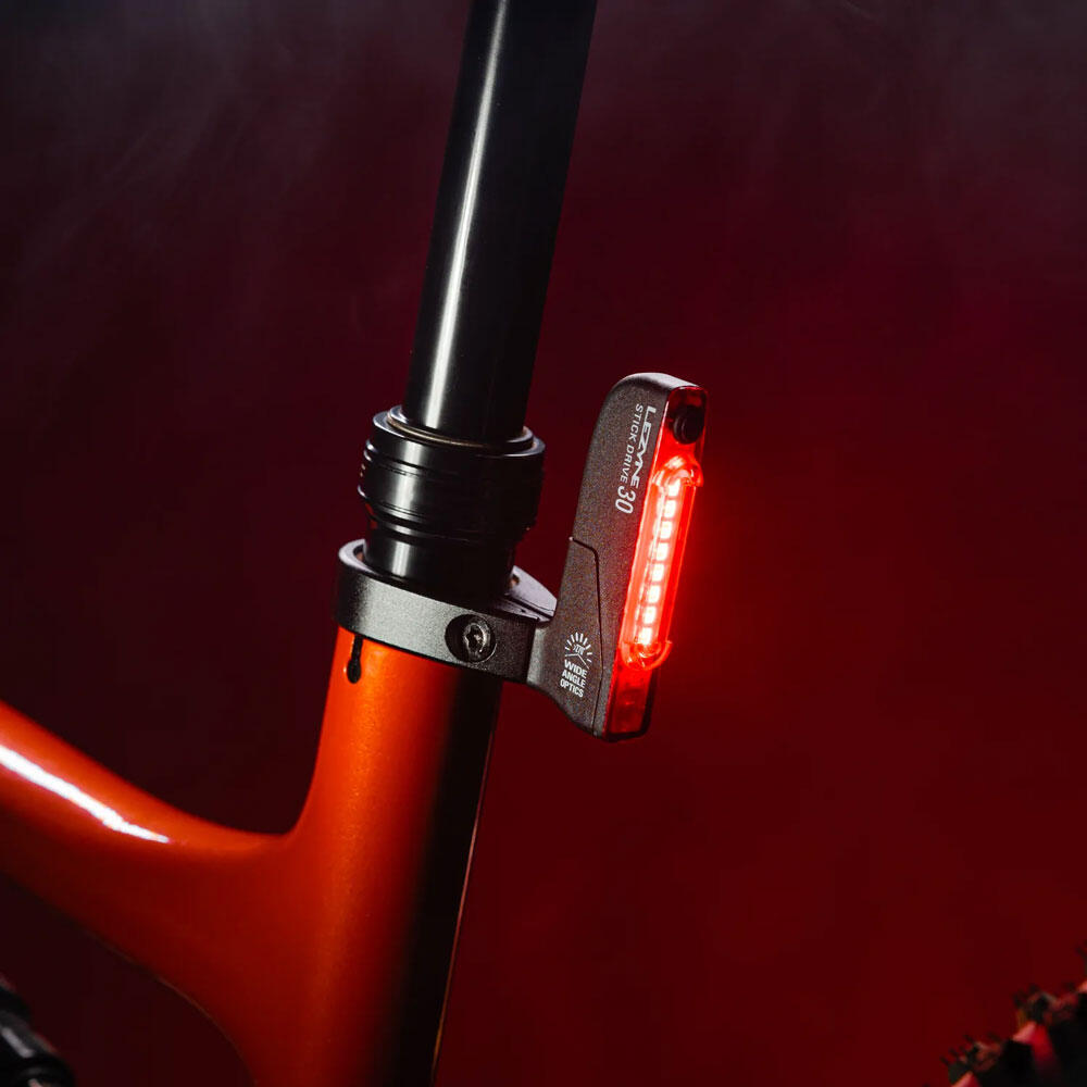 Lezyne Stick Drive Seat Clamp Integrated Rear LED Cycle Light 35.4mm 3/5