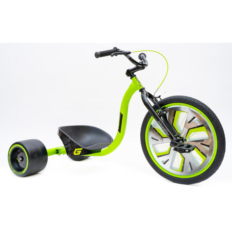 Huffy Green Machine côté coulissant sur trike tricycle à dérive de 20 pouces