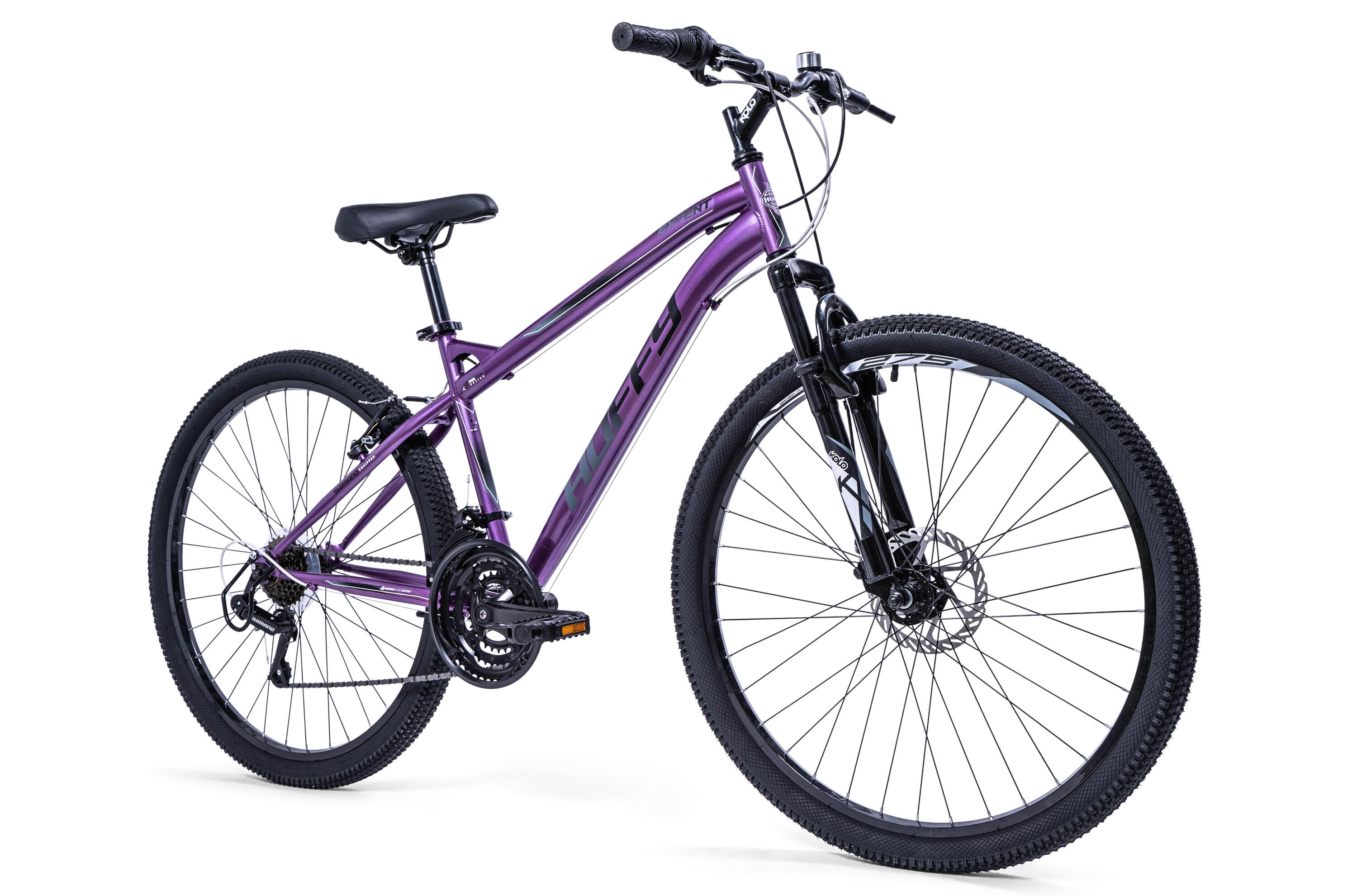 Huffy Extent Womens Mountain Bike 27.5" Wheels 18 Speed Gloss Purple + Black 4/4