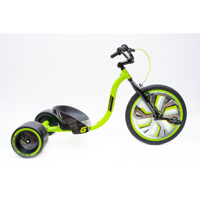 Huffy Green Machine côté coulissant sur trike tricycle à dérive de 20 pouces