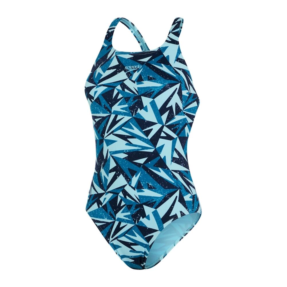 Hyperboom Allover Medalist Adult Female Swimsuit Blue 4/5