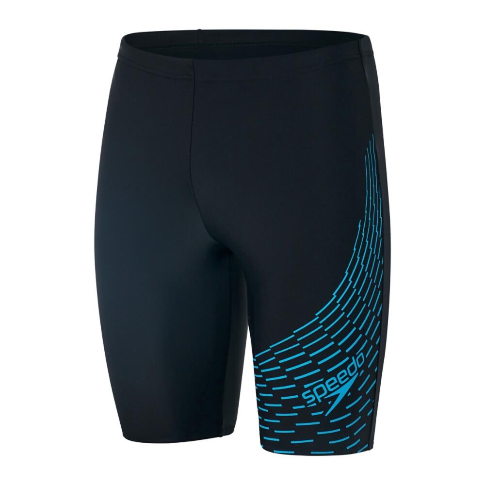 Medley Logo Adult Male Swim Jammer Black/Blue 4/5