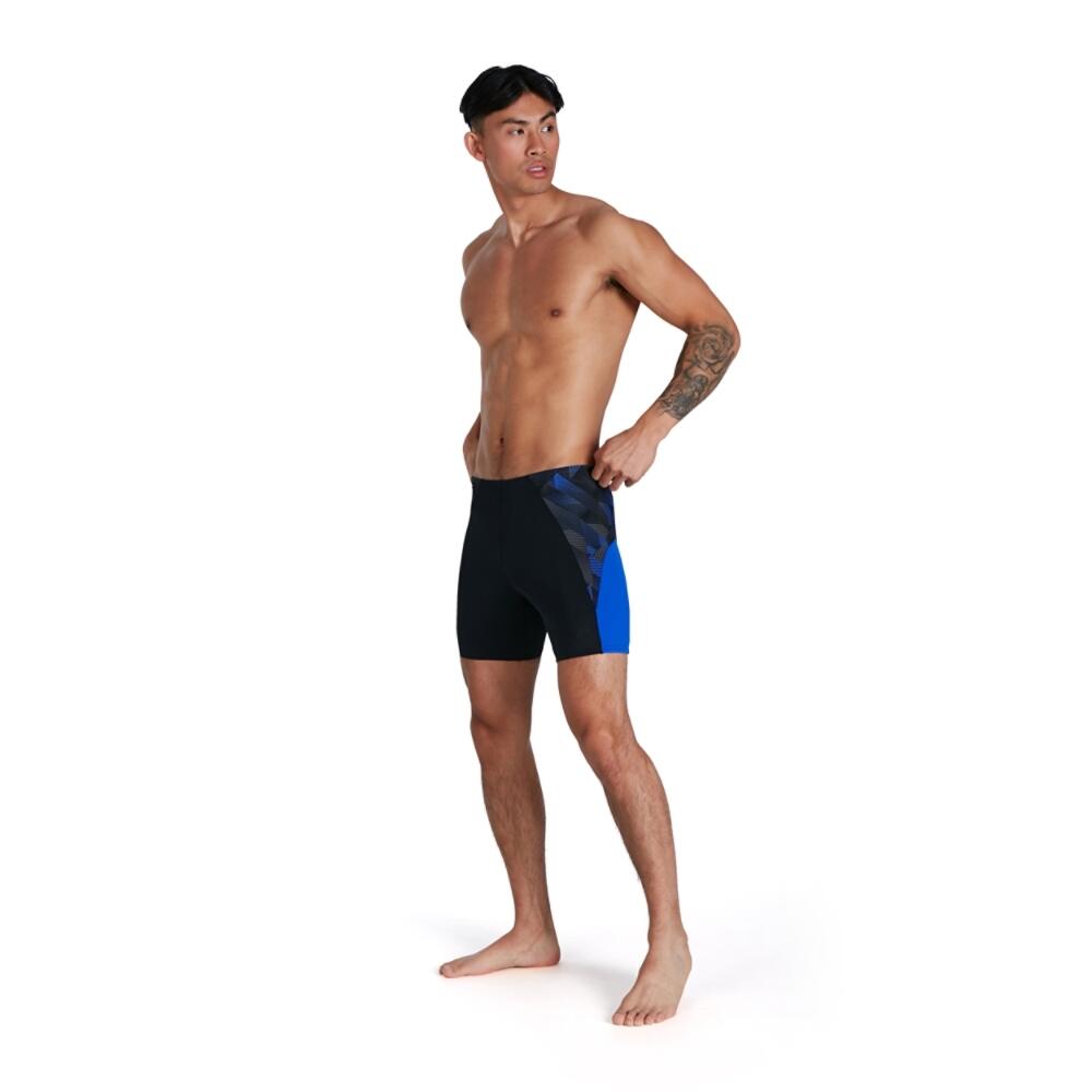 Colete de natação ECO Endurance+ Splice Mid Adulto Masculino Preto/Azul 3/5