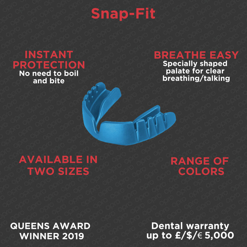 adidas gebitsbeschermer OPRO Gen4 Snap-Fit Blauw Senior