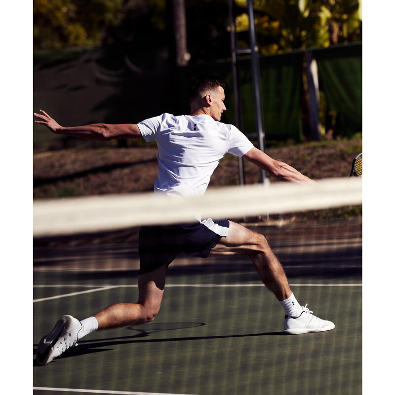 T-shirt Tennis/Padel Performance Uomo Bianca