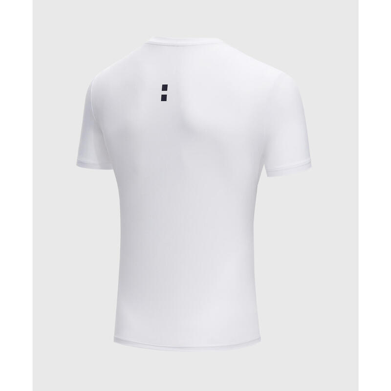 T-shirt Tennis/Padel Performance Uomo Bianca
