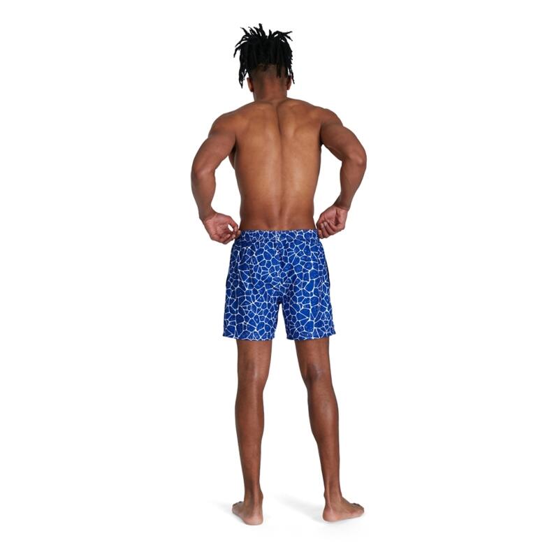 Sort barbati Speedo Printed Leisure 16" albastru/alb