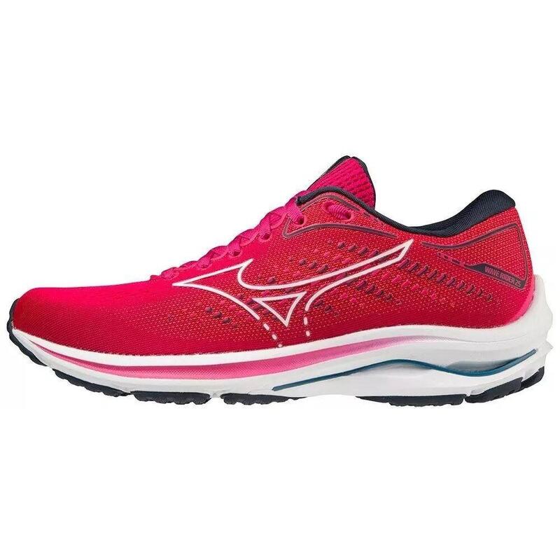 Chaussures de course Femmes Mizuno Wave Rider 25 Rouge