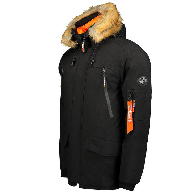 Parka para hombre Geographical Norway Arnold Negro