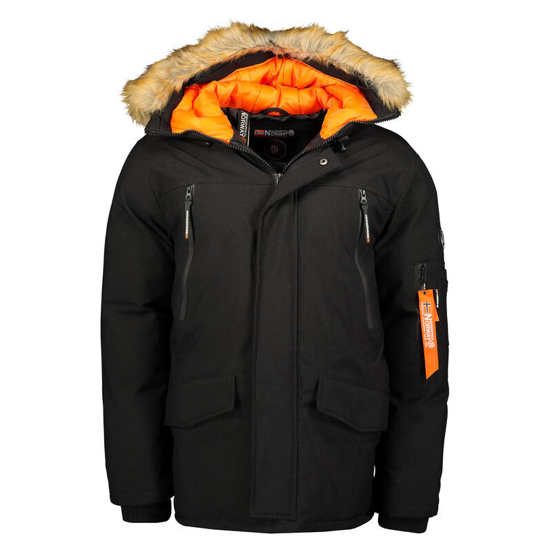 Parka para hombre Geographical Norway Arnold Negro