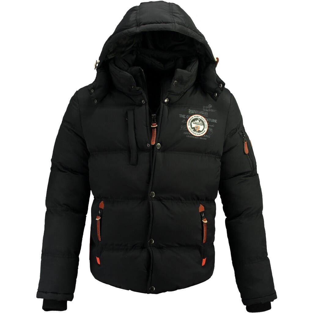 Parka para hombre Geographical Norway Verveine Negro Decathlon