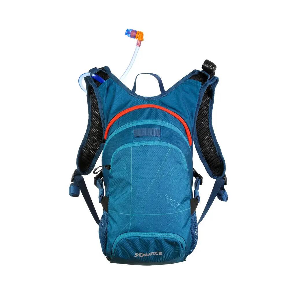 Source Hydration Pack Fuse 3 + 9 Liter Backpack - Atlantic Blue - Blue