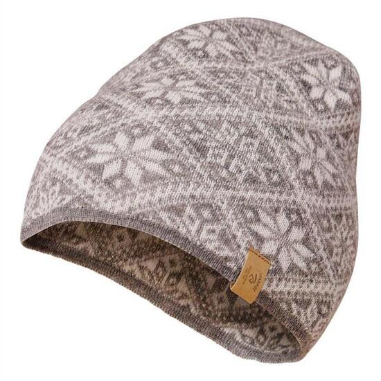 Cappello in lana lavorata a maglia Freya Grey Marl - Taglia unica - Grigio