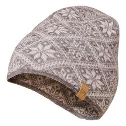 Bonnet tricoté en laine Freya Gris Chiné - Taille Unique - Gris