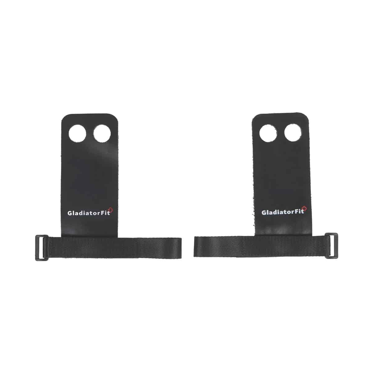 GLADIATORFIT Guantes de dos dedos Handgrips de piel sintética para el entrenamiento cruzado