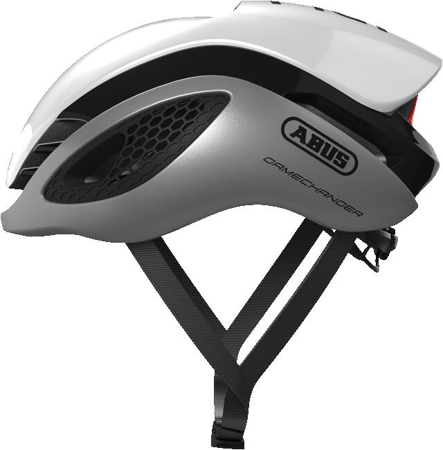 ABUS Bicycle Helmet GameChanger (Silver White, M)