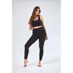 Yoga legging dames - Zwart