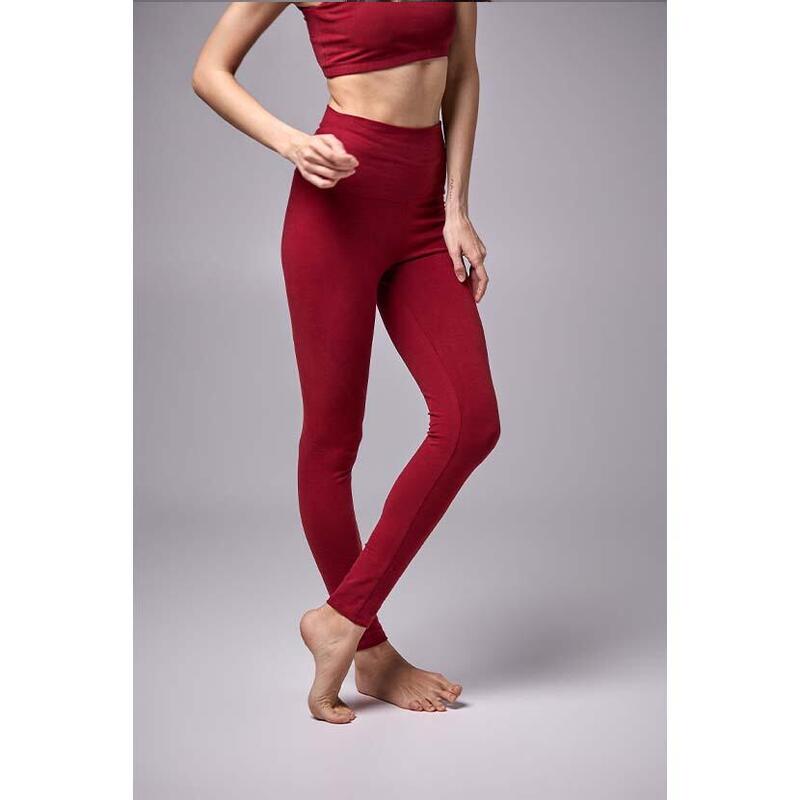 Mallas leggings de Yoga - Burdeos