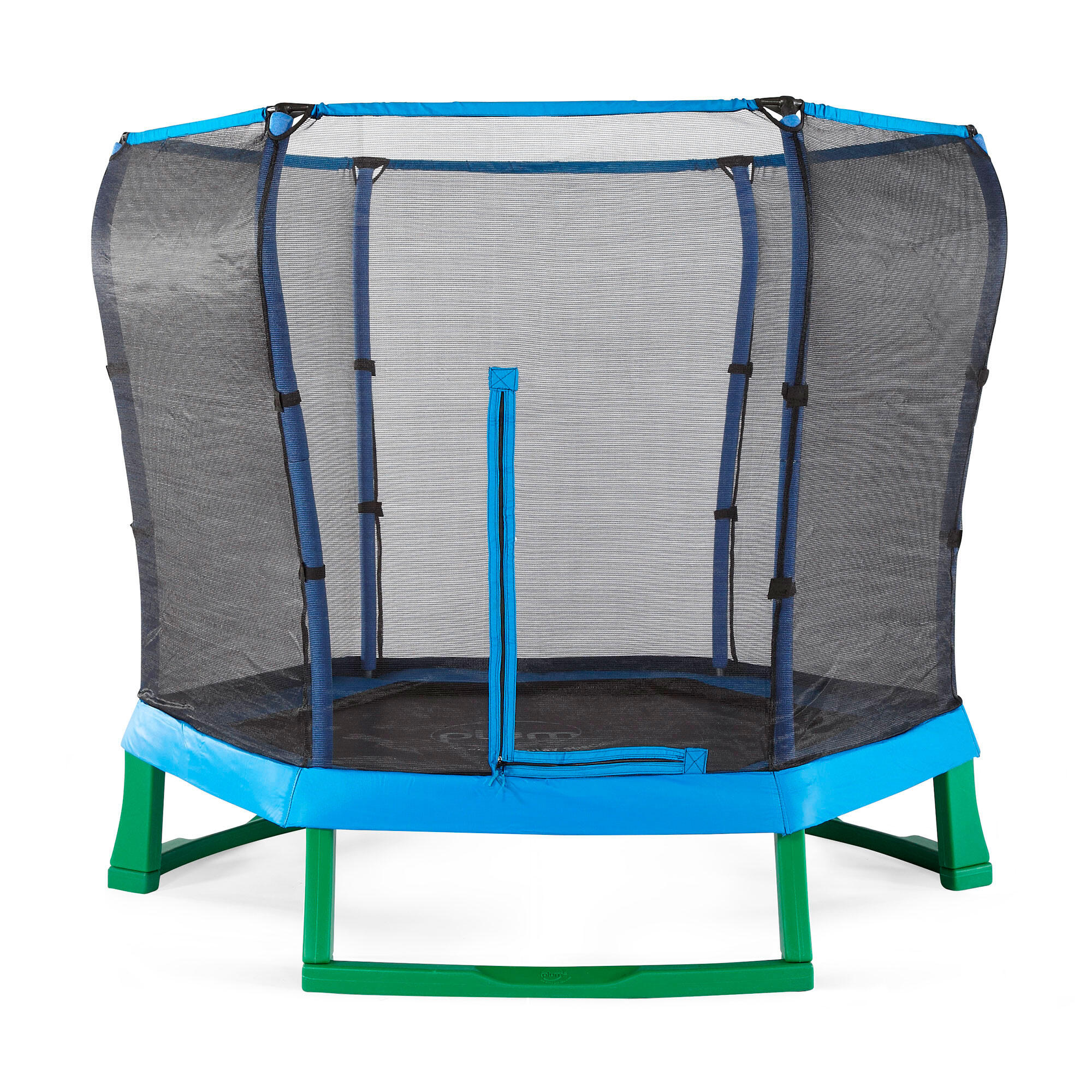 Green & Blue Junior Jumper Trampoline & Enclosure - 7ft 1/5