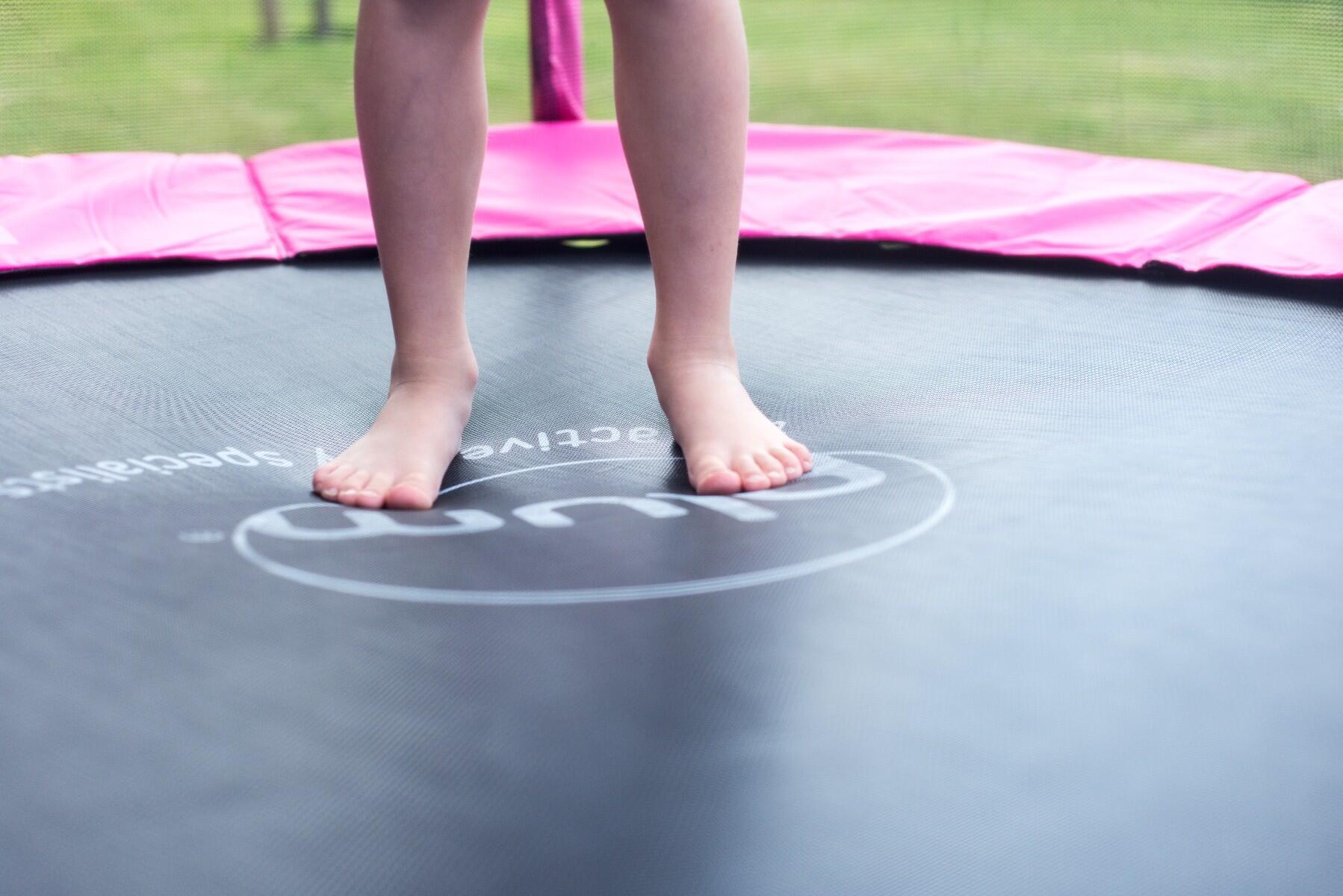 6ft top pink trampoline
