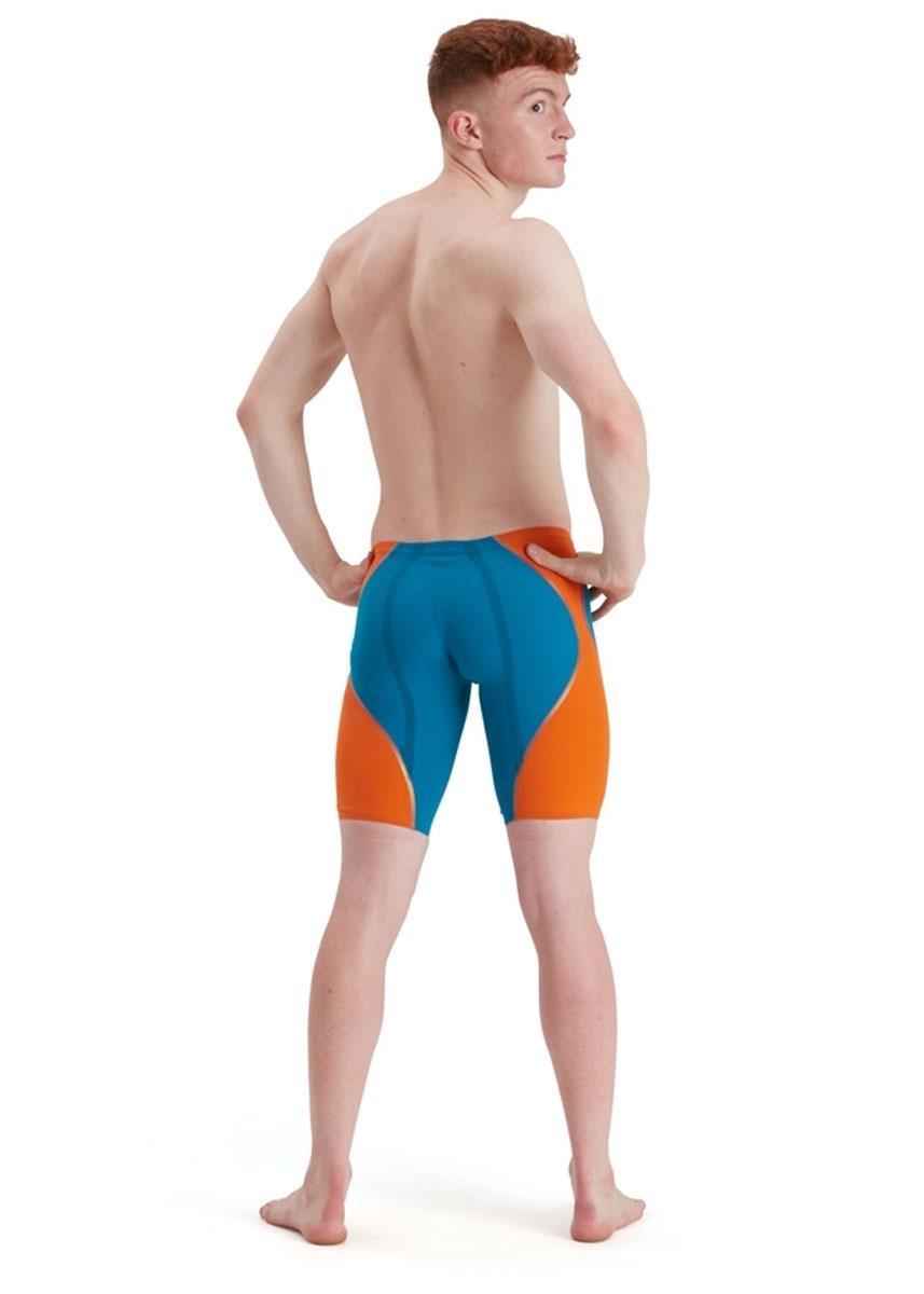 Speedo Fastskin LZR Pure Intent High Waist Jammer - Pacific Inferno 3/4