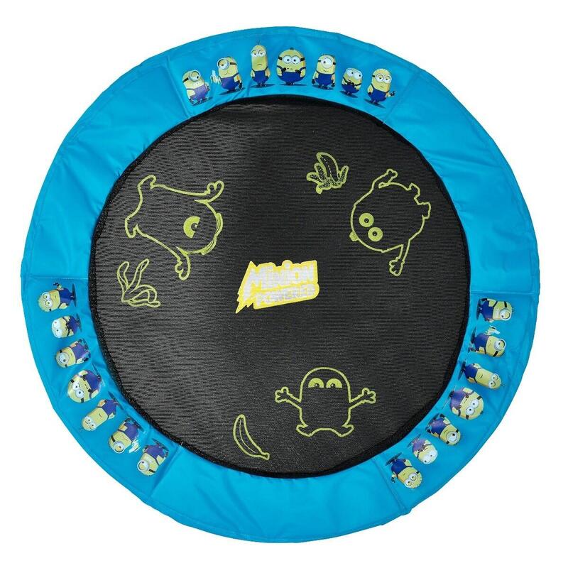 Trampoline junior Minions 4,5" et filet de sécurité