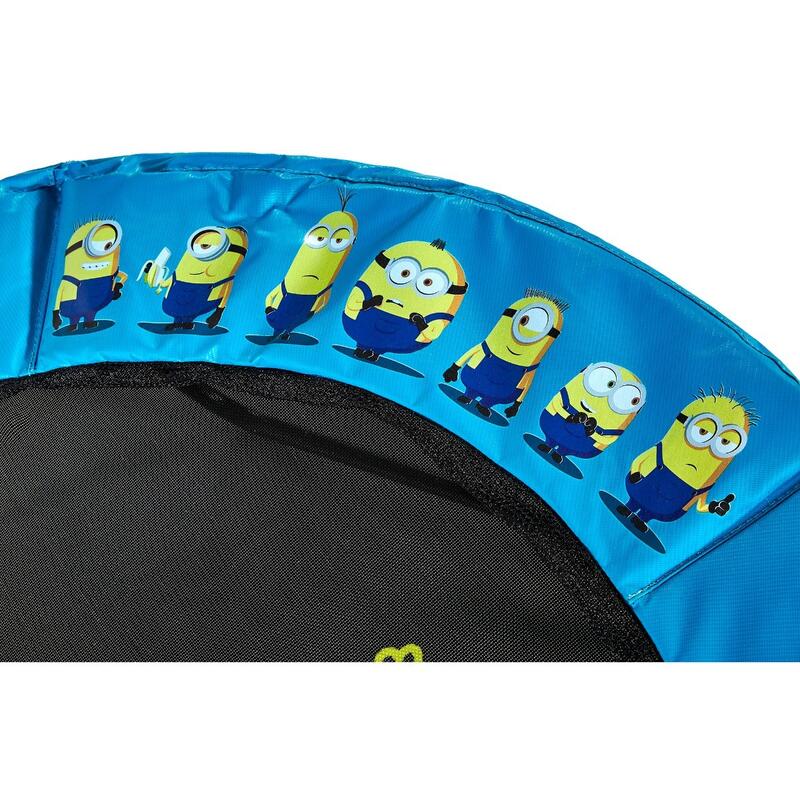 Trampoline junior Minions 4,5" et filet de sécurité