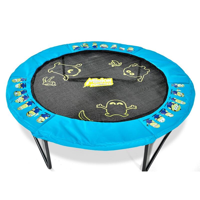 Trampoline junior Minions 4,5" et filet de sécurité