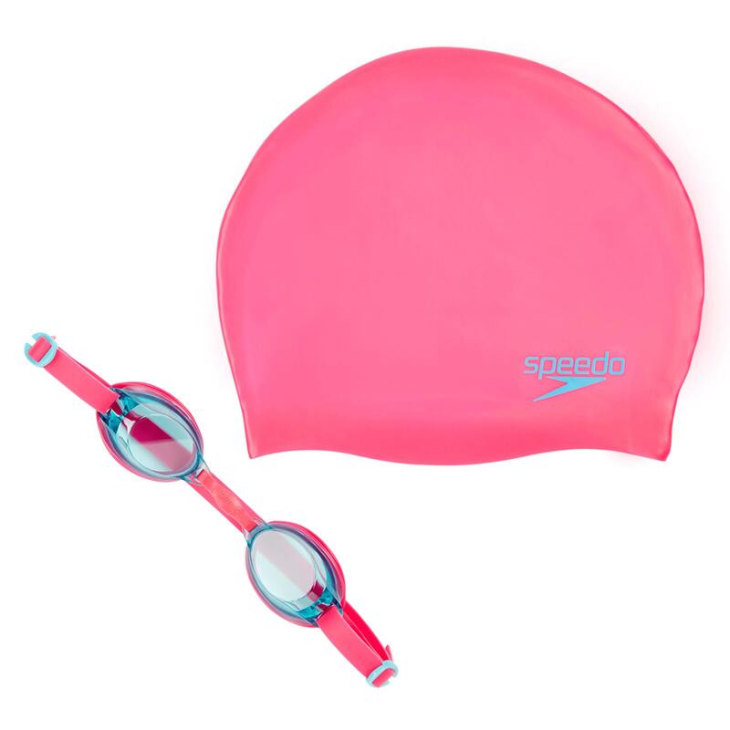 Okulary do pływania + czepek dla dzieci Speedo Jet V2 Swim Set