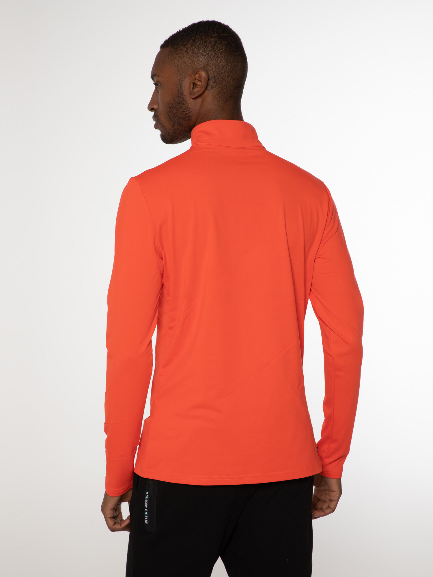 M Will 1/4 Zip Top - Trui - 915 orange fire - dames - Pisteskiën 4/5