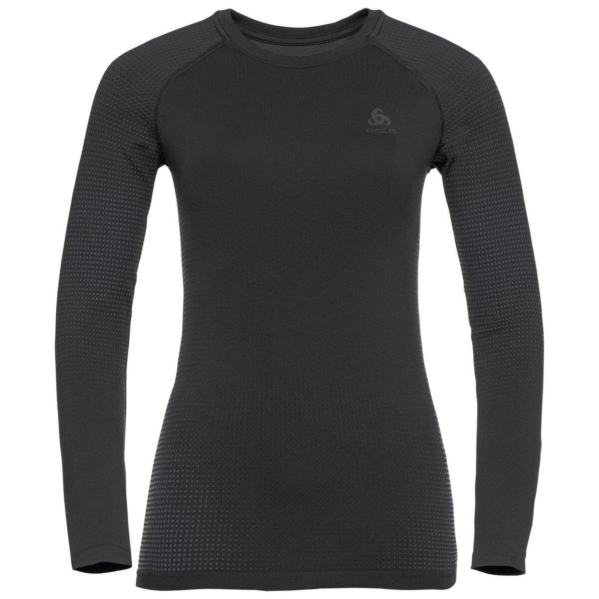 ODLO ODLO Shirt Lange Mouwen Performance Warm ECO Thermoshirt ZWART XL