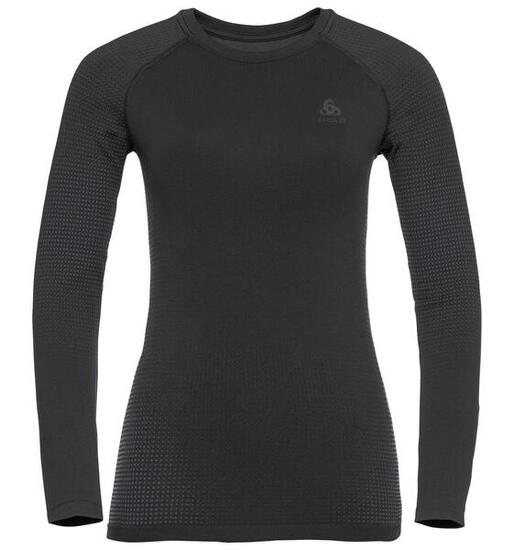 Odlo Damen Shirt Performance Warm Eco Baselayer Top Crew Neck L/S 196191