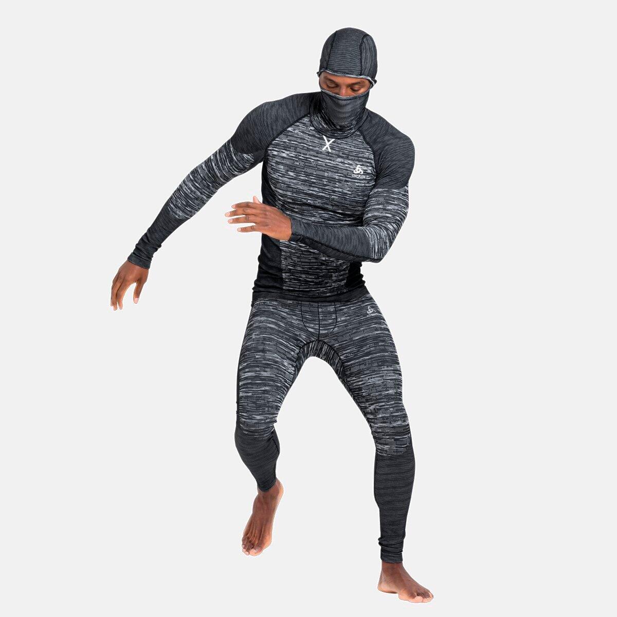 Mallas de running Odlo Blackcomb para hombre - Negro/Gris 5/5