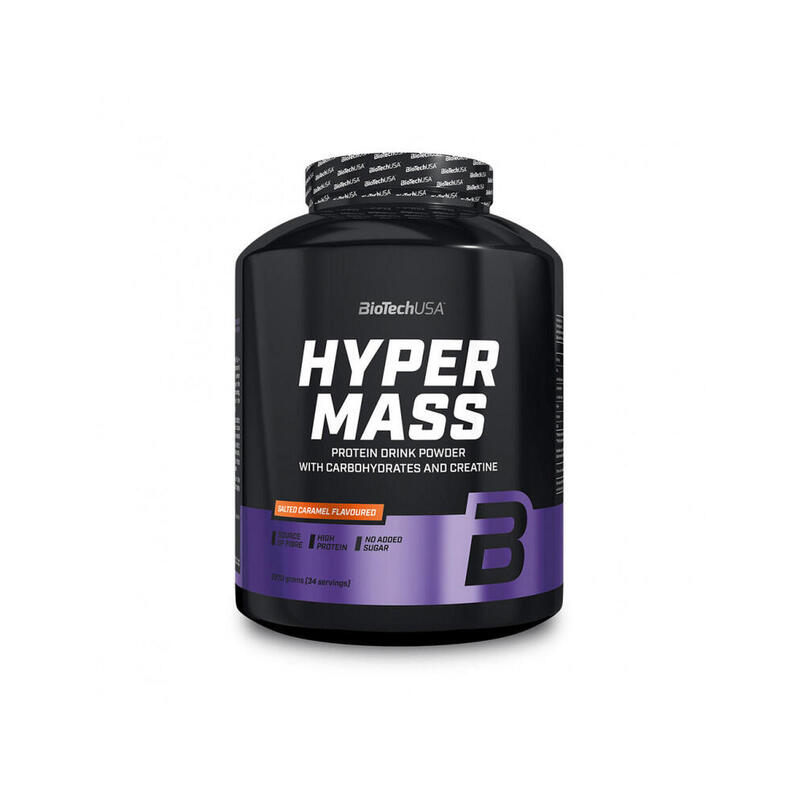 Biotechusa Hyper Mass 2270 gr bebida en polvo carbohidratos y creatina alto contenido de fibra sin