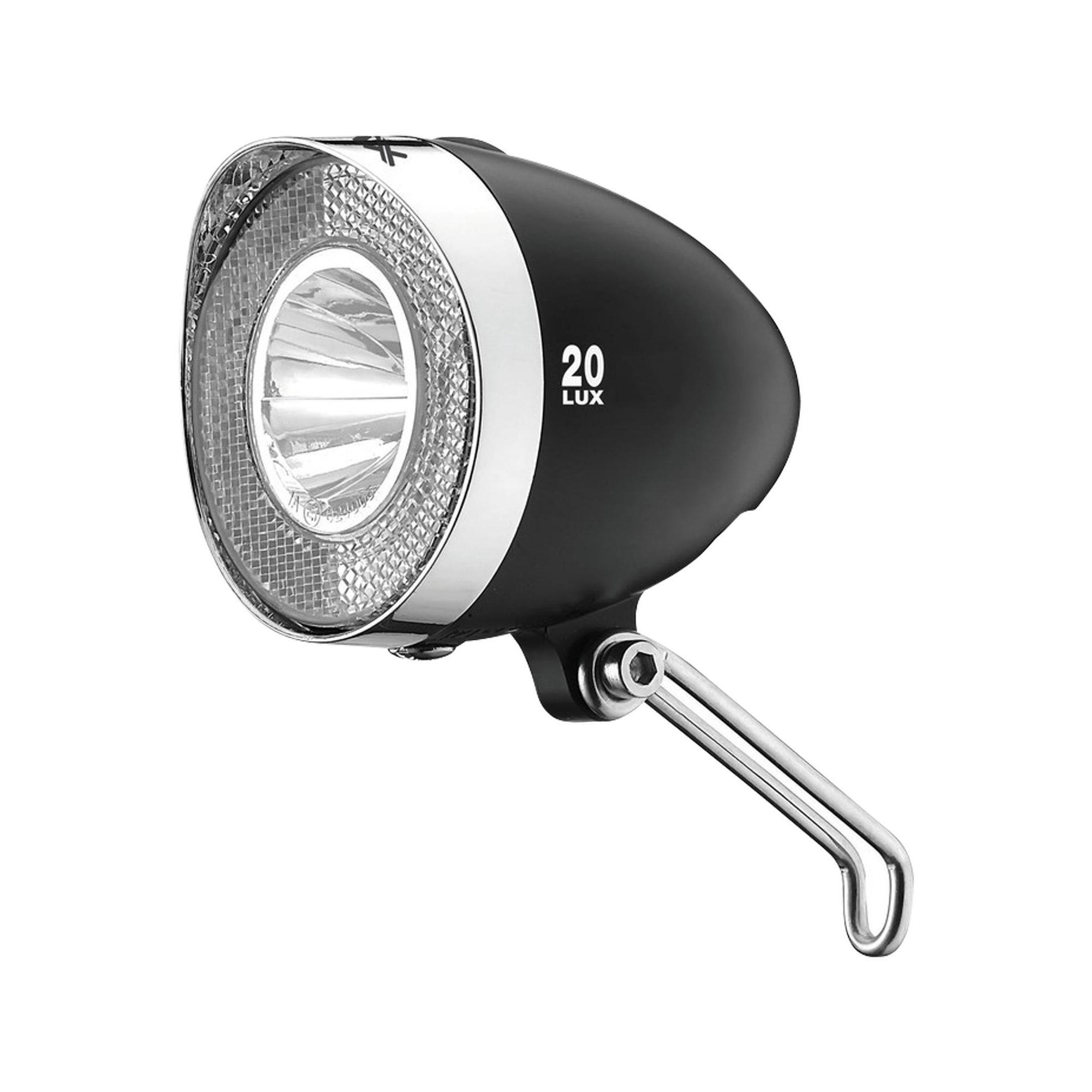 lampka rowerowa z uchwytem na 4 baterie XLC CL-F20 20LUX Nirosta