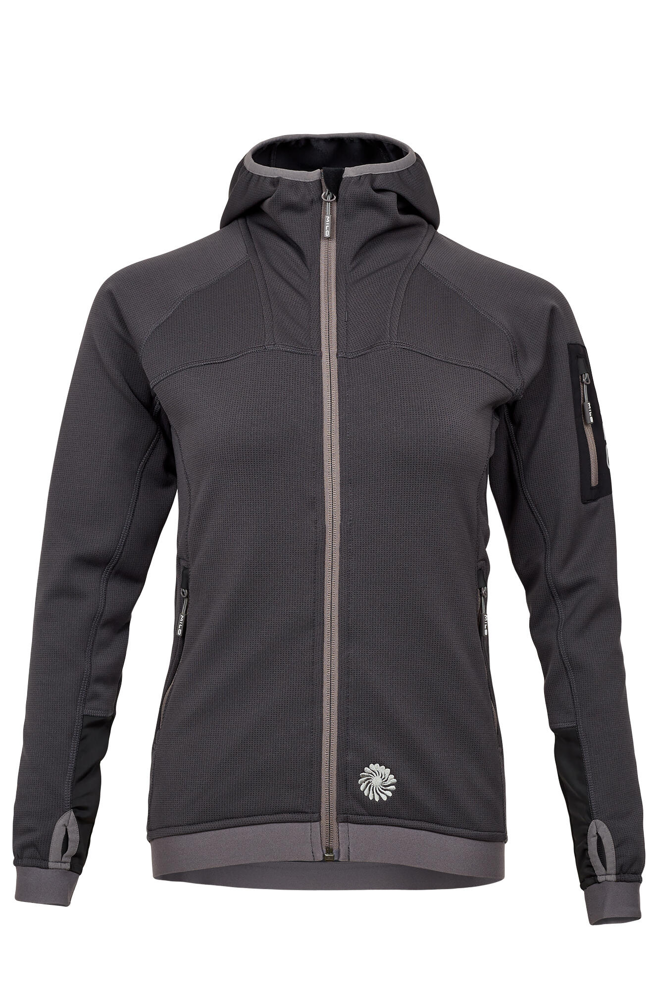 Felpa da trekking donna Milo Heyoo Women blu 1/6