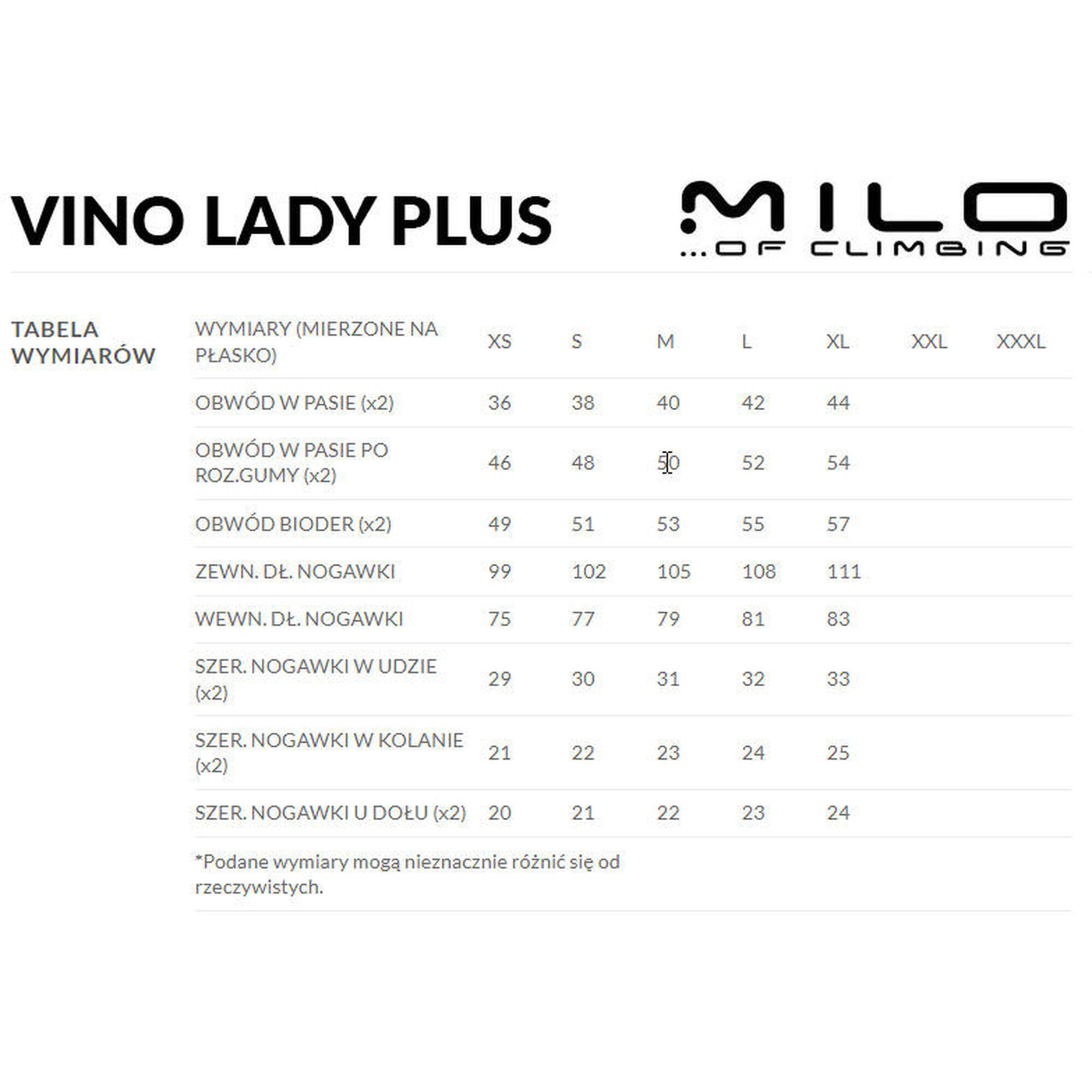 Spodnie trekkingowe Extendo damskie Milo Vino Lady Plus