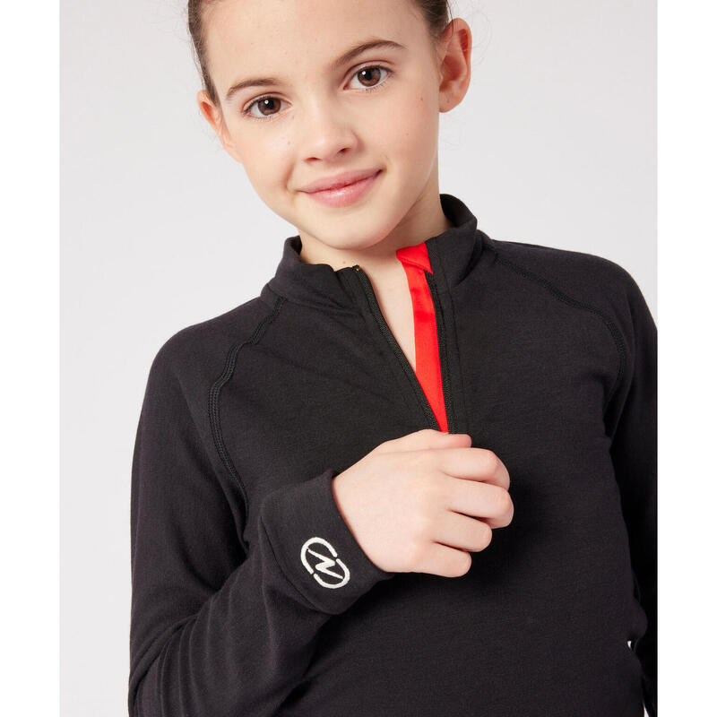 Sous vêtement thermique Doux Col zip Enfant-THERMOLACTYL COMFORT 4 Intense