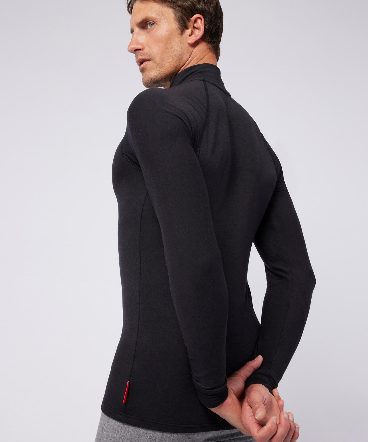 Sous vêtement thermique Doux Col zip Homme-THERMOLACTYL COMFORT 4 Intense 3/6
