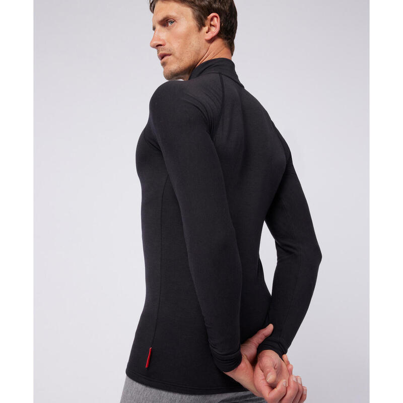 Sous vêtement thermique Doux Col zip Homme-THERMOLACTYL COMFORT 4 Intense