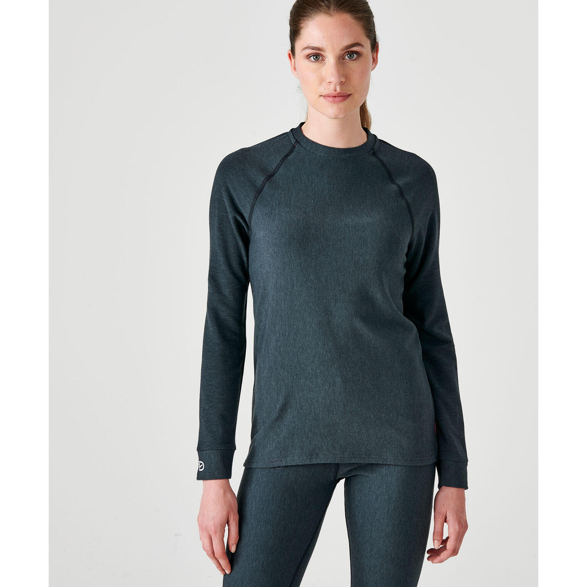 Sous vetement thermique Doux Col rond Femme THERMOLACTYL COMFORT 4 Intense DAMART SPORT Decathlon