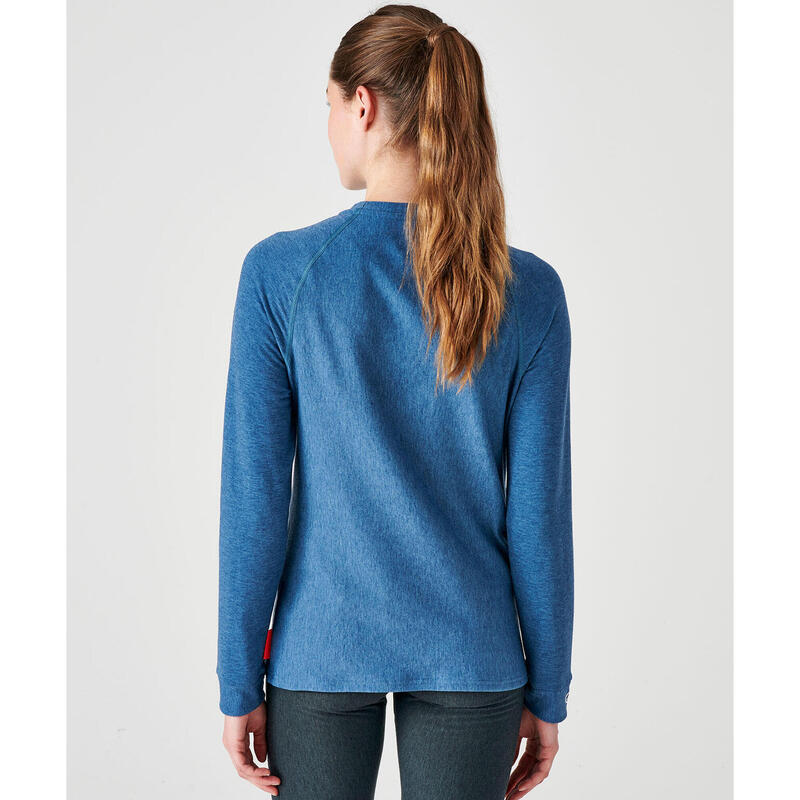 DamartSport - T-shirt col rond Comfort Thermolactyl 4 femme - Bleu