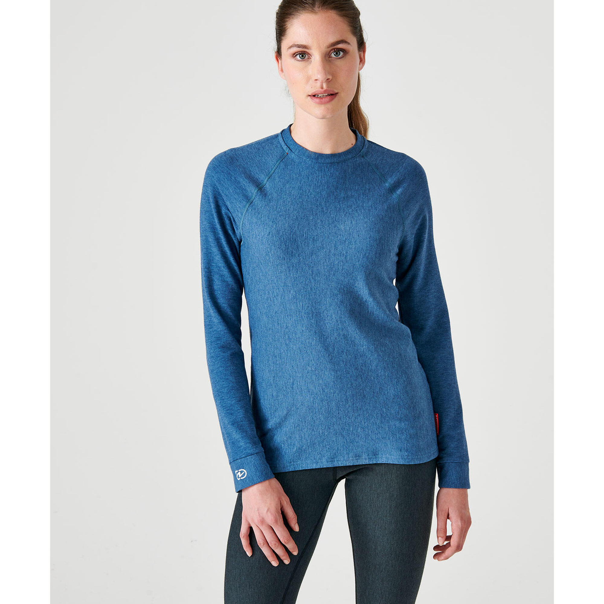Sous vetement thermique Doux Col rond Femme THERMOLACTYL COMFORT 4 Intense DAMART SPORT Decathlon